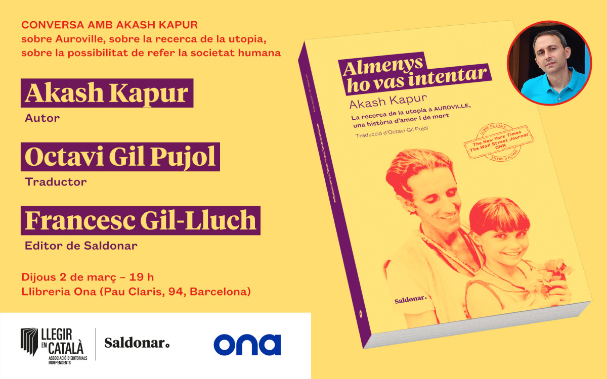 Conversem amb Akash Kapur sobre Auroville i les societats utòpiques a